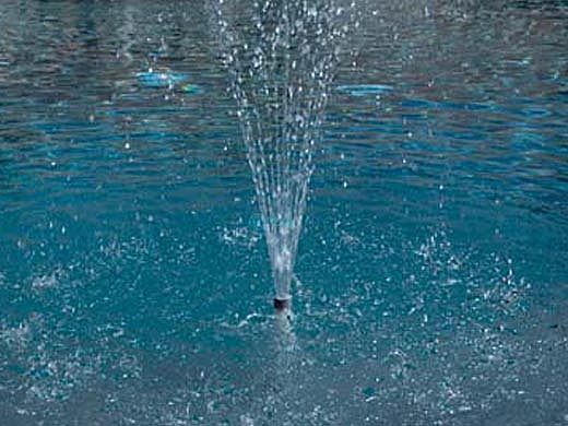 Pentair In-Floor formerly A&A Manufacturing Vinyl SplashDown | 22" Crystal Spray | White | 556877 | 581421