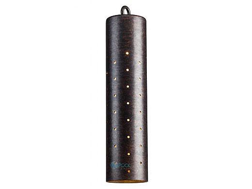 FX Luminaire VE 1 LED Down Light | Antique Tumbled | Zone Dimming | Perforated Sleeve | VEZD1LEDPSAT