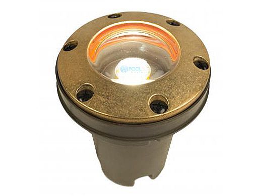 FX Luminaire FC Well Light | Brass | Zone Dimming with Color | Ring Grate | FCZDCRGBS