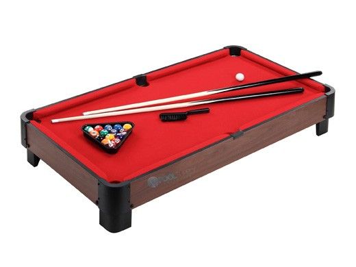 Hathaway Striker 40-Inch Table Top Pool Table | Red | NG4012TR BG4012TR