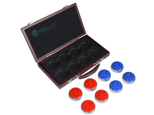 Hathaway Air Hockey Strickers & Puck Set with Case | Set of 8 | NG1227 BG1227