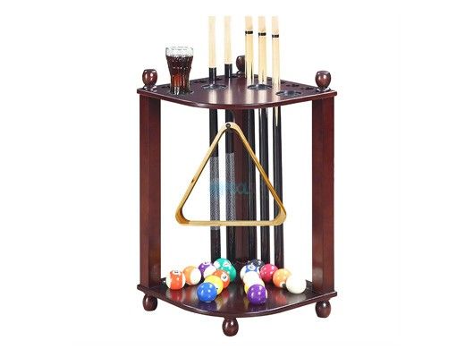Hathaway Regent Corner Floor Cue Rack | Mahogany | NG2569M BG2569M