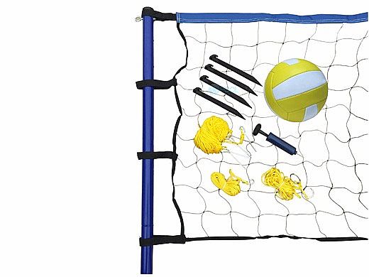 Hathaway Portable Volleyball Net, Posts, Ball & Pump Set | BG3137