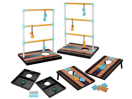 Hathaway Triple Play 3 In 1 Toss Game Bean Bag, Washer, Ladder Toss | BG3152