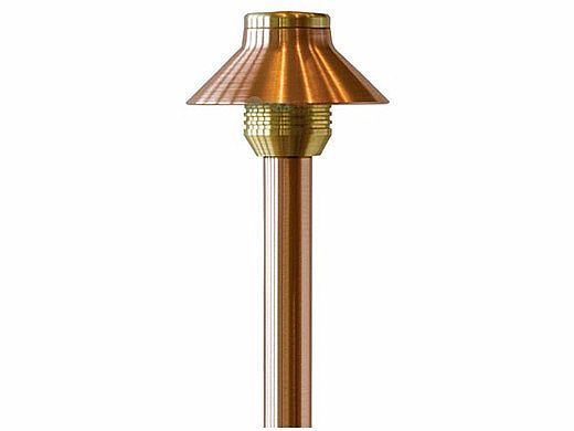 FX Luminaire SP 20W Path Light | Copper | 12'' Riser | SPLED20W12RCU