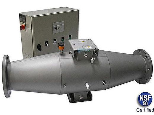 Delta Ultraviolet Commercial EM Series EM 1300 EL Medium Pressure Stainless Steel UV System | 208-240V Single Phase | 8" Flanges | EM 1300 EL