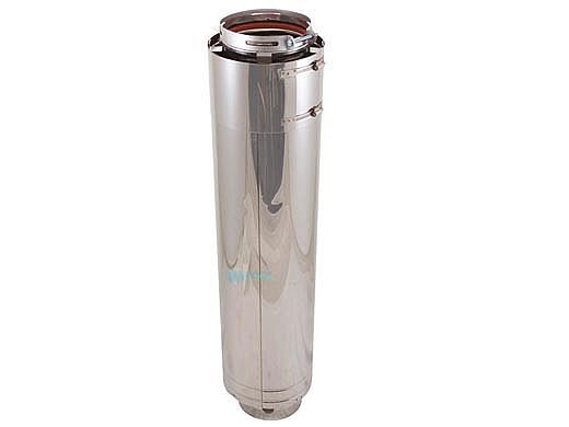 Hayward Heatfab 6" Vent Pipe 36" Long | Stainless Steel | UHXHD6PIPE36