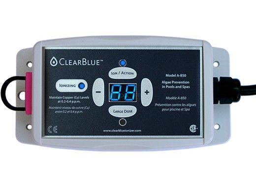 ClearBlue A-850 Ionizer for Pools and Spas | 120V/240V | 40,000 Gallons | A-850NP