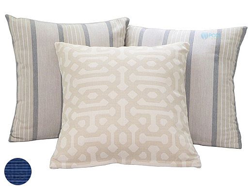 Ledge Lounger Essentials | 18" Square Throw Pillow | Standard Fabric Mediterranean Blue | LL-TP-S1818-STD-4652