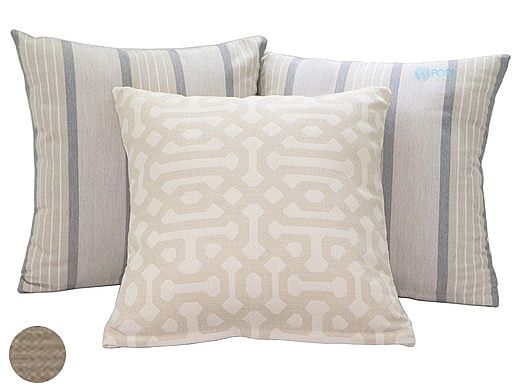 Ledge Lounger Essentials | 20" Square Throw Pillow | Standard Fabric Taupe | LL-TP-S2020-STD-4648
