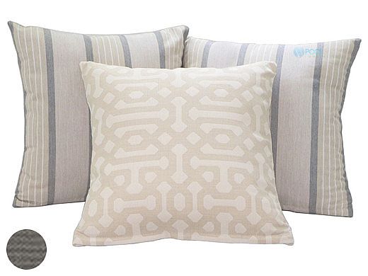 Ledge Lounger Essentials | 22" Square Throw Pillow | Standard Fabric Charcoal Grey | LL-TP-S2222-STD-4644