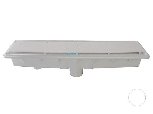 Pentair In-Floor formerly A&A Manufacturing AVSC Single Suction Standard Top Channel Drain | White | 571840 | 285001