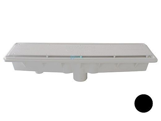 Pentair In-Floor formerly A&A Manufacturing AVSC Single Suction Standard Top Channel Drain | Black | 571866 | 285004