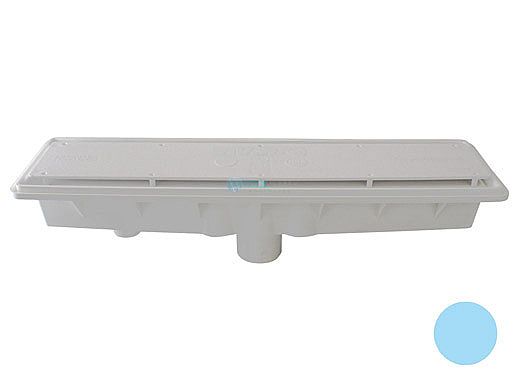 Pentair In-Floor formerly A&A Manufacturing AVSC Single Suction Standard Top Channel Drain | Euro Blue | 577512 | 285005