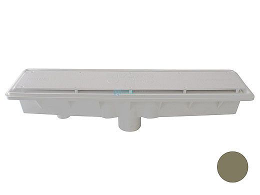 Pentair In-Floor formerly A&A Manufacturing AVSC Single Suction Standard Top Channel Drain | Gold | 571882 | 285008