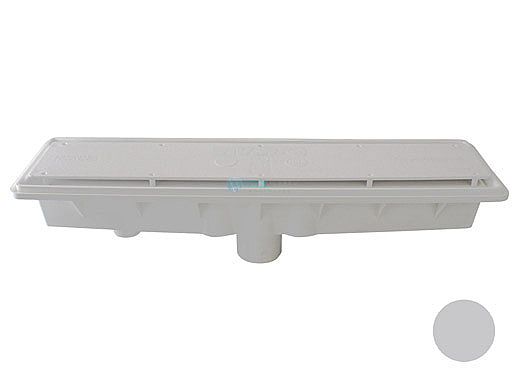Pentair In-Floor formerly A&A Manufacturing AVSC Single Suction Standard Top Channel Drain | Light Gray | 571891 | 285002