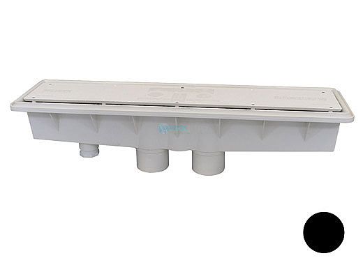 A&A AVSC Dual Suction Standard Top Channel Drain | Black | 571920 | 286114