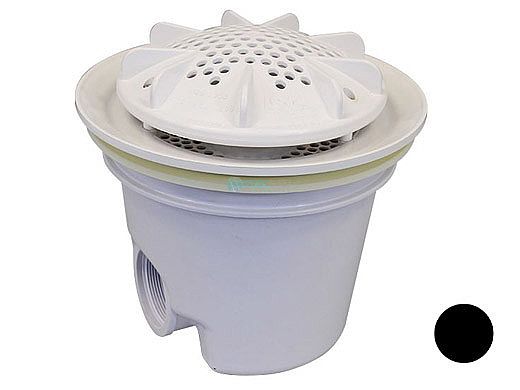 Pentair In-Floor formerly A&A Manufacturing PDR2 10" Drains with Sump | Set of 2 | Black | 564746 | 287104