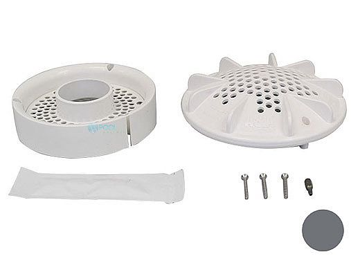 Pentair In-Floor formerly A&A Manufacturing PDR2 Drain Retro Fit Kit | Dark Gray | 564826 | 287163