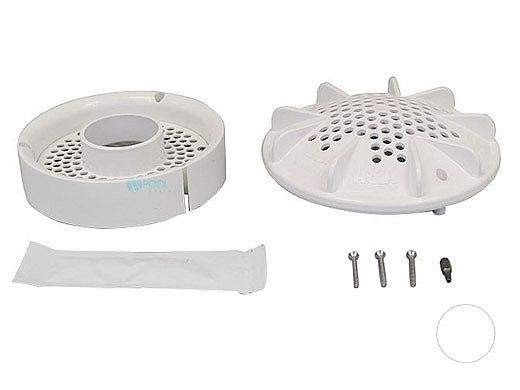 Pentair In-Floor formerly A&A Manufacturing PDR2 10" Drain Retro Fit Kit | White | 564834 | 287101