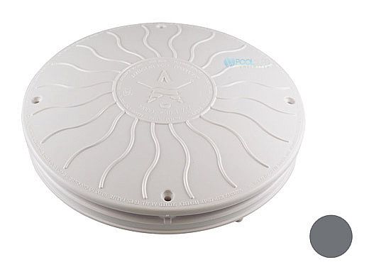 A&A Aquastar 10" Round Debris Removal Drain | Dark Gray | 569387 | 280103