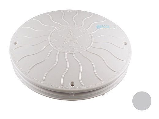 A&A Aquastar 10" Round Debris Removal Drain | Light Gray | 569395 | 280192