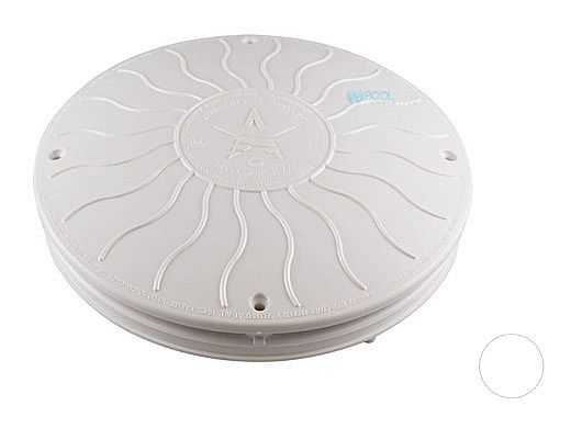 A&A Aquastar 10" Round Debris Removal Drain | White | 569408 | 280191