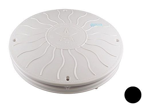 Pentair In-Floor formerly A&A Manufacturing Aquastar 10" Round Debris Removal Drain | Black | 569416 | 280194