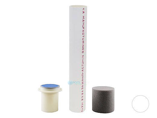 Pentair In-Floor formerly A&A Manufacturing G4 / G4V / G4VHP Floor Fitting Assembly with Riser | White | 574856