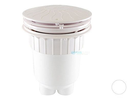 Pentair In-Floor formerly A&A Manufacturing 10" Round Debris Removal Drain with Sump Aquastar | White | 570687 | 297011