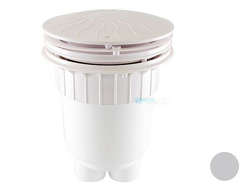 Pentair In-Floor formerly A&A Manufacturing 10" Round Debris Removal Drain with Sump Aquastar | Light Gray | 570679 | 290232