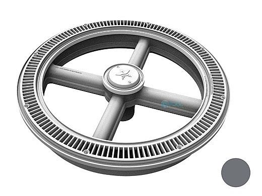 Pentair In-Floor formerly A&A Manufacturing 20" Full Circle Drain VGB Compliant AquaStar | Dark Gray | 574442 | 297213