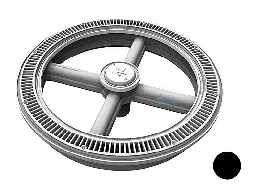 Pentair In-Floor formerly A&A Manufacturing 20" Full Circle Drain VGB Compliant AquaStar | Black | 574451 | 297244