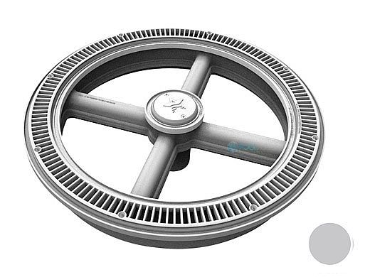 Pentair In-Floor formerly A&A Manufacturing 20" Full Circle Drain VGB Compliant AquaStar | Light Gray | 574434 | 297002