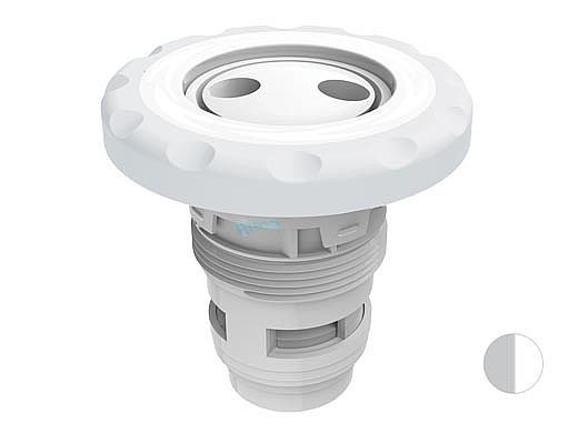 Pentair In-Floor formerly A&A Manufacturing Jet Spinner with Rubber Mold | White/Light Gray | 574557