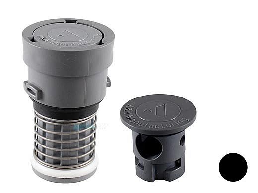 Pentair In-Floor formerly A&A Manufacturing Caretaker Retro Internal with Variable Flow Orifices | Black | 567429 236714