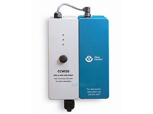 Clear Comfort Advanced Oxidation System for Spas | 2,500 Gallons | CCW50