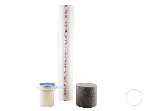 Pentair In-Floor formerly A&A Manufacturing G4 Floor Fitting Assembly with Riser | White | 574856