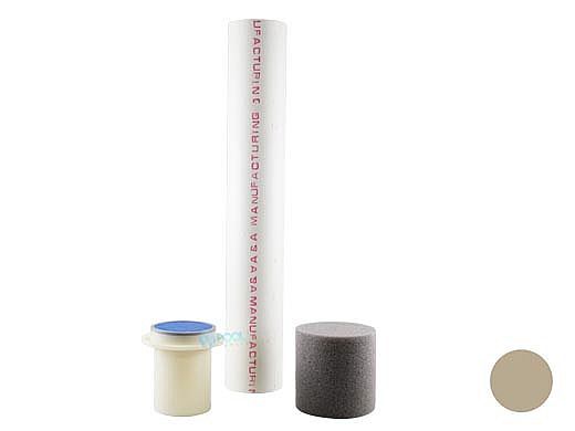 Pentair In-Floor formerly A&A Manufacturing G4 Floor Fitting Assembly with Riser | Tan | 574848