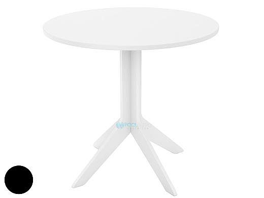 Ledge Lounger Mainstay Collection 26" Round Outdoor Bistro Table | Black | LL-MS-BT-26RD-BK