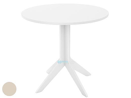 Ledge Lounger Mainstay Collection 30" Round Outdoor Bistro Table | Cloud | LL-MS-BT-30RD-CD