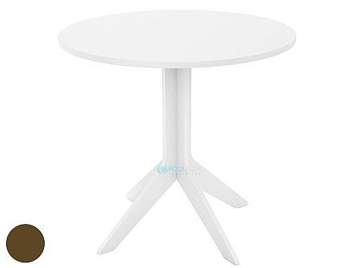 Ledge Lounger Mainstay Collection 30" Round Outdoor Bistro Table | Gray | LL-MS-BT-30RD-GRY