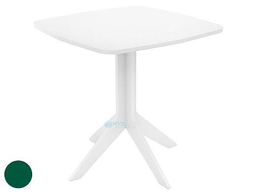 Ledge Lounger Mainstay Collection 26" Square Outdoor Bistro Table | Green | LL-MS-BT-26SQ-GN