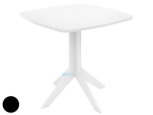 Ledge Lounger Mainstay Collection 30" Square Outdoor Bistro Table | Black | LL-MS-BT-30SQ-BK