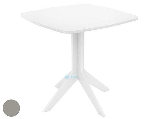 Ledge Lounger Mainstay Collection 30" Square Outdoor Bistro Table | Gray | LL-MS-BT-30SQ-GRY
