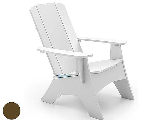 Ledge Lounger Mainstay Collection Outdoor Adirondack | Brown | LL-MS-A-BN | LL-MS-A-R-BN