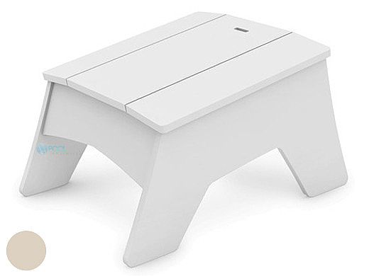 Ledge Lounger Mainstay Collection Outdoor Adirondack Ottoman | Cloud | LL-MS-AO-CD