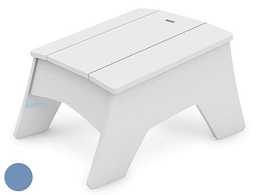 Ledge Lounger Mainstay Collection Outdoor Adirondack Ottoman | Sky Blue | LL-MS-AO-SB