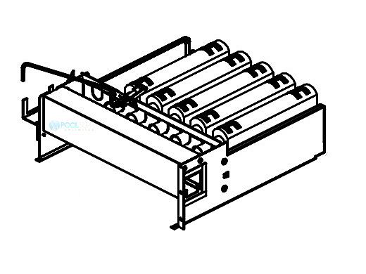 Raypak 337 IID Burner Tray with Burner | 010345F
