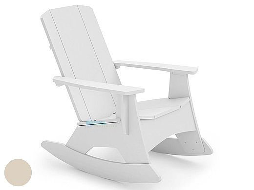 Ledge Lounger Mainstay Collection Outdoor Adirondack Rocker | Cloud | LL-MS-AR-CD